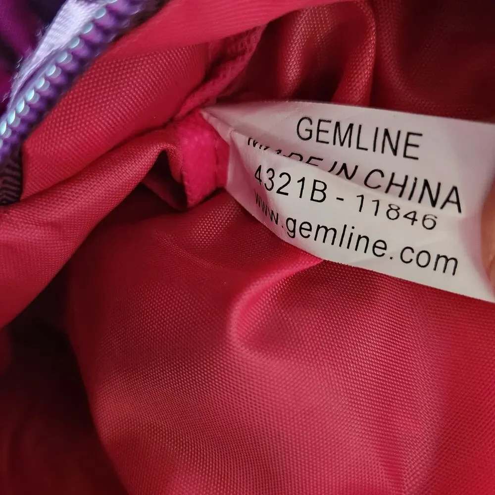 Gemline Purple Gym Duffel Bag Overnight Weekender Travel Carry On Tote Bag
